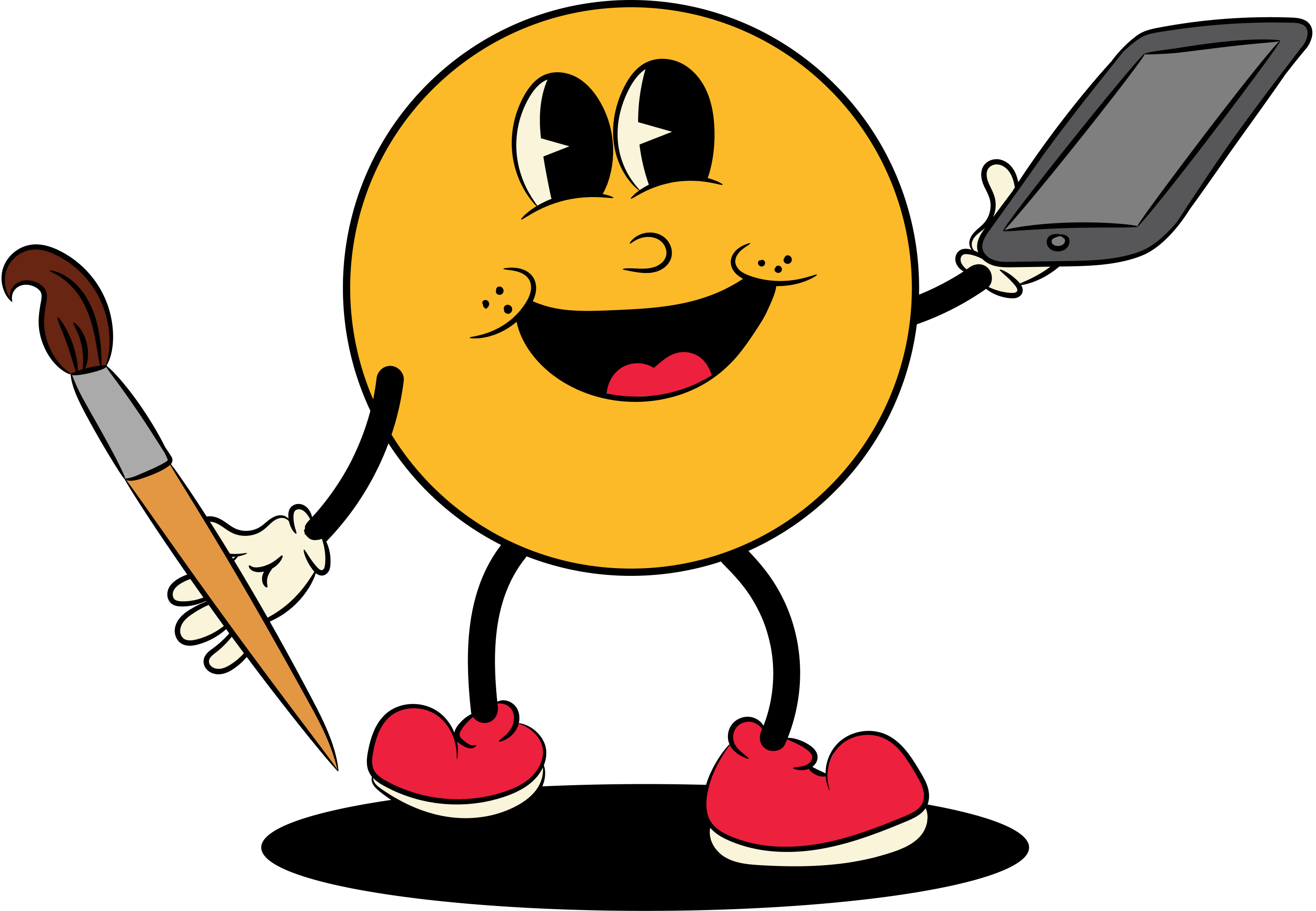 MicroMate's maskot - kreativ illustrativt version